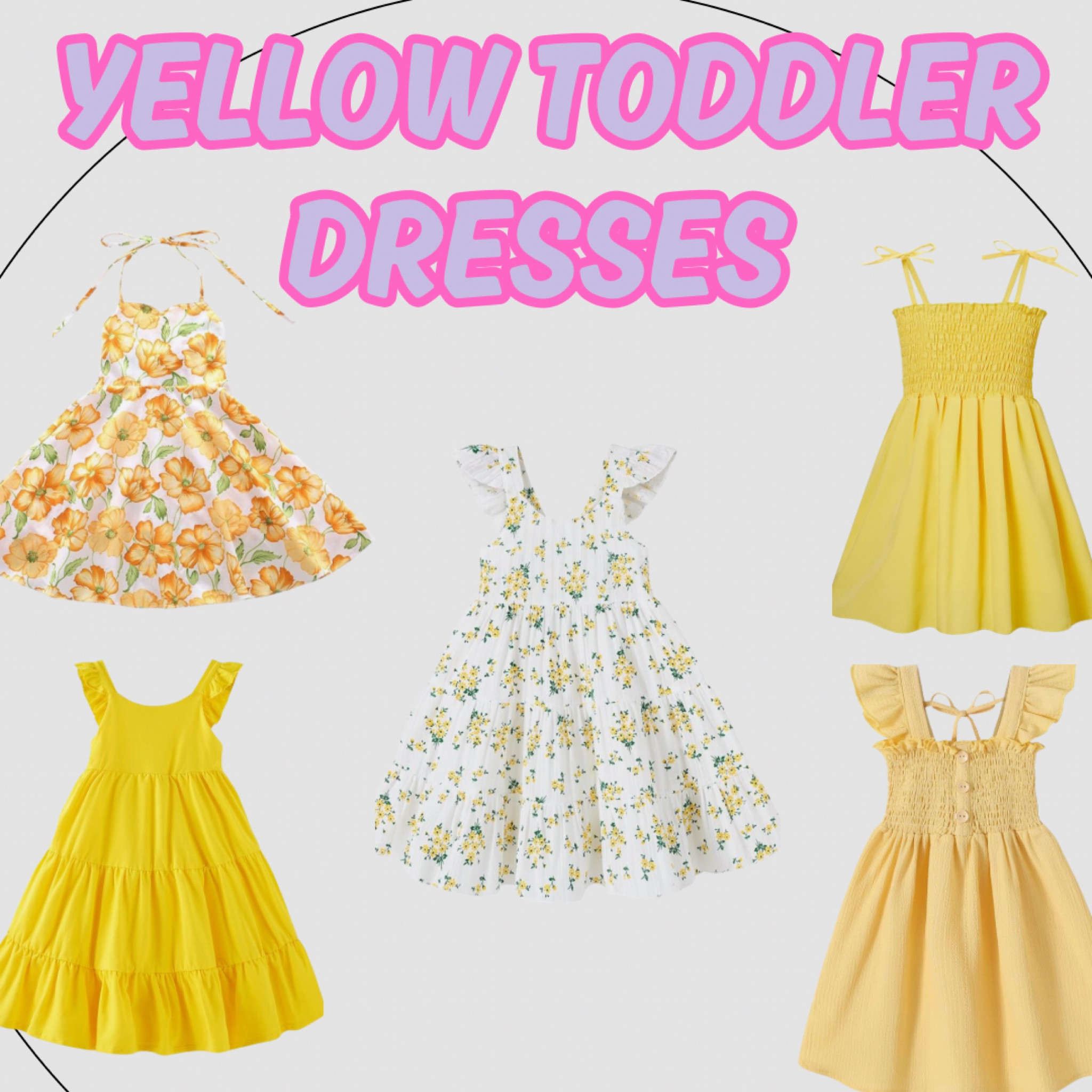 Summer yellow dress inspiration for toddlers. Yellow is such a beautiful color. Amazon finds!

#LTKKids #LTKSummerSales #LTKBaby