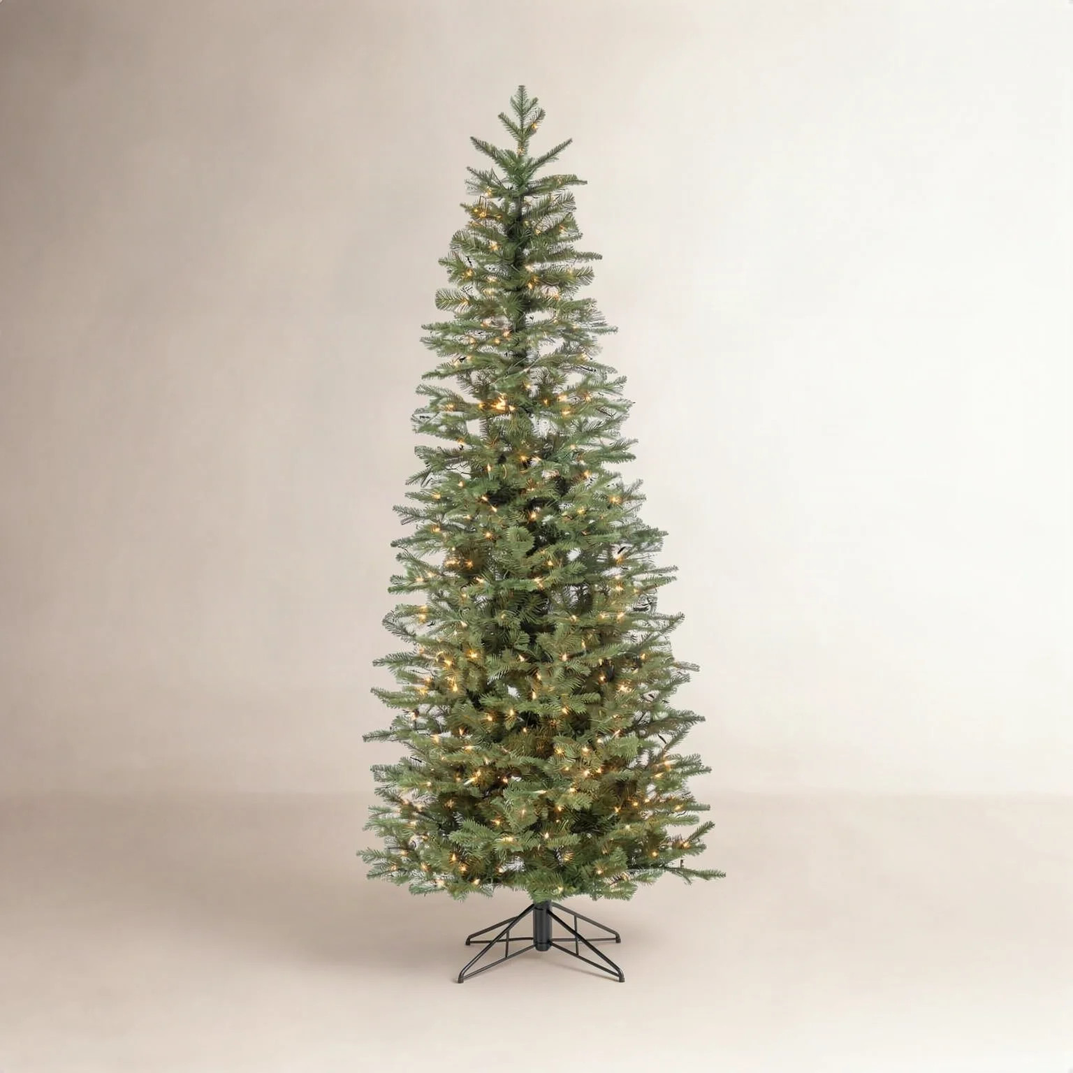 4 Foot Narrow Cut Jackson Pine Tree With 204 Tips And 200 UL Incandescent Lights | Wayfair North America