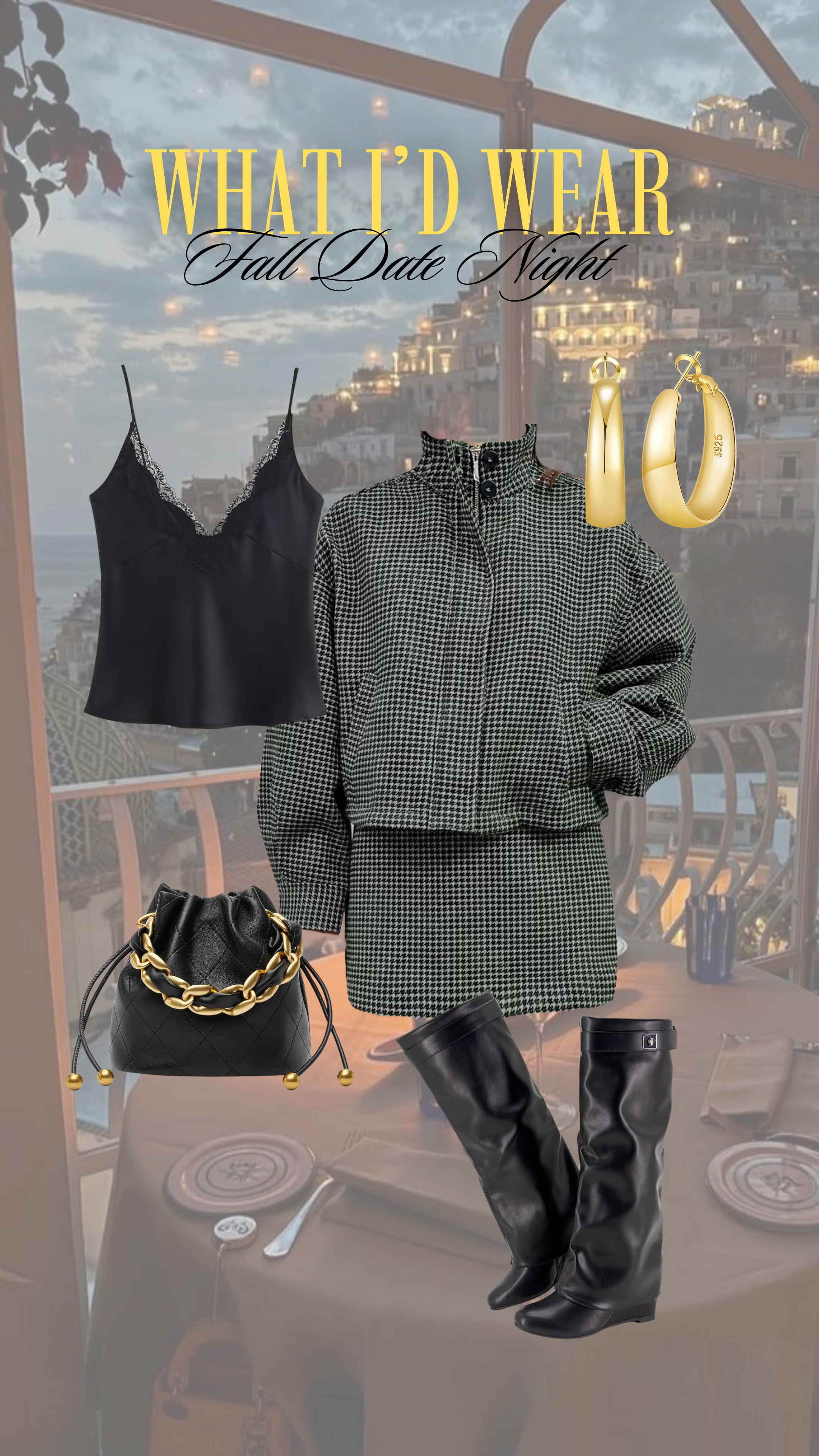love this look for a date night!
anti pooch outfits, matching sets, gold jewelry 

 #LTKgrwm #LTKootd #LTKMidsize