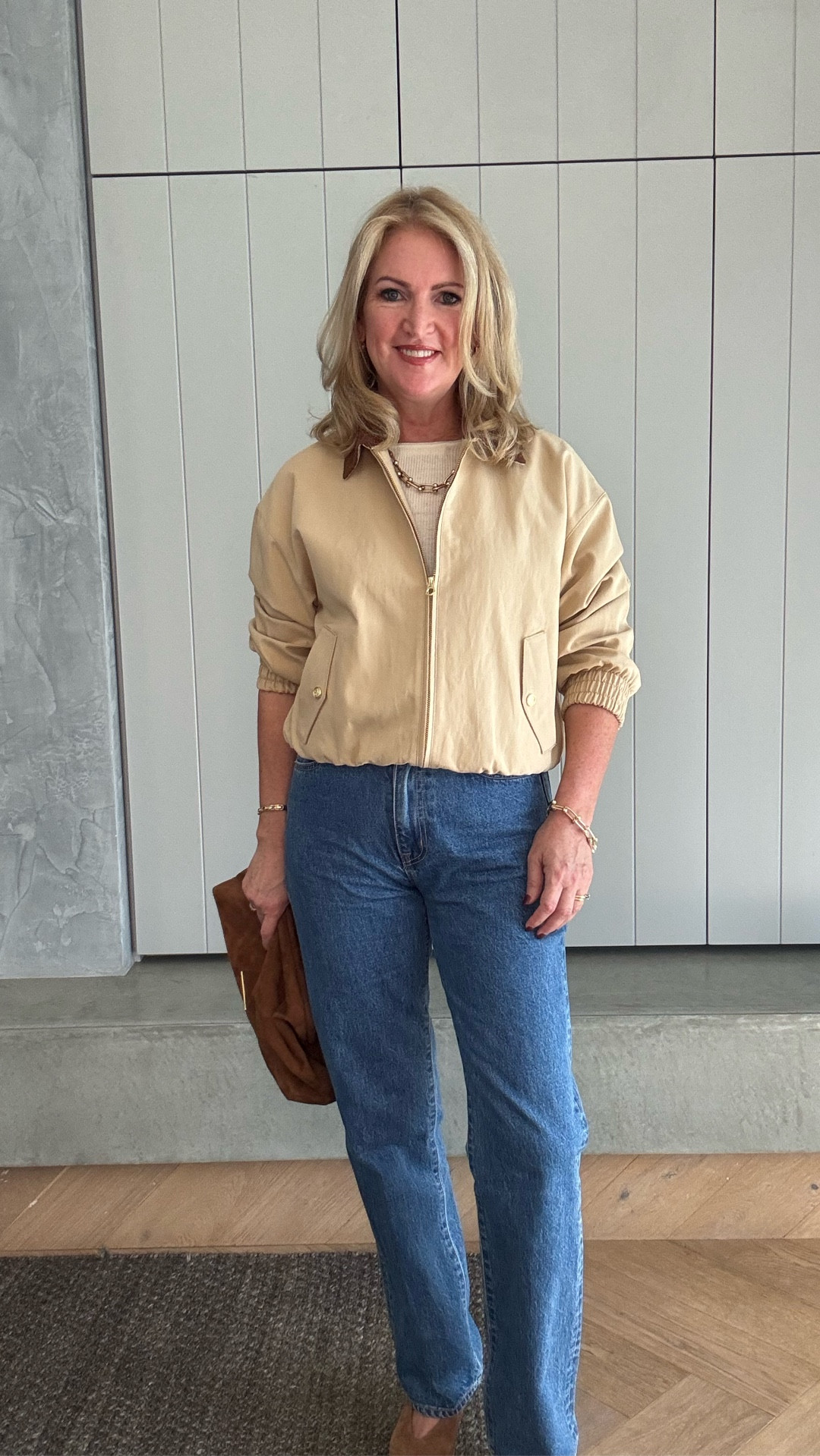 Another great Sportscraft find. A refined bomber jacket to wear instead of a blazer. 

#LTKOver40 #LTKmomlife #LTKSeasonal