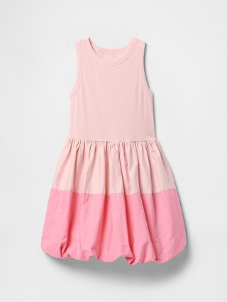 Kids Mixed Media Bubble Dress | Gap (US)