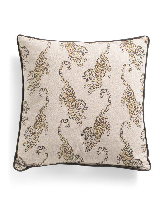 22x22 Tiger Pillow | TJ Maxx