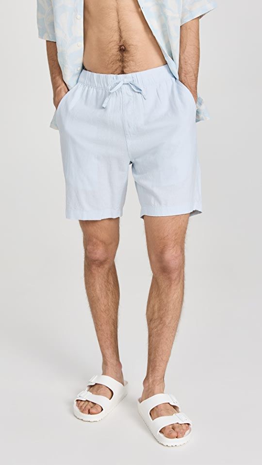 Onia Air Linen Pull On Shorts | SHOPBOP | Shopbop