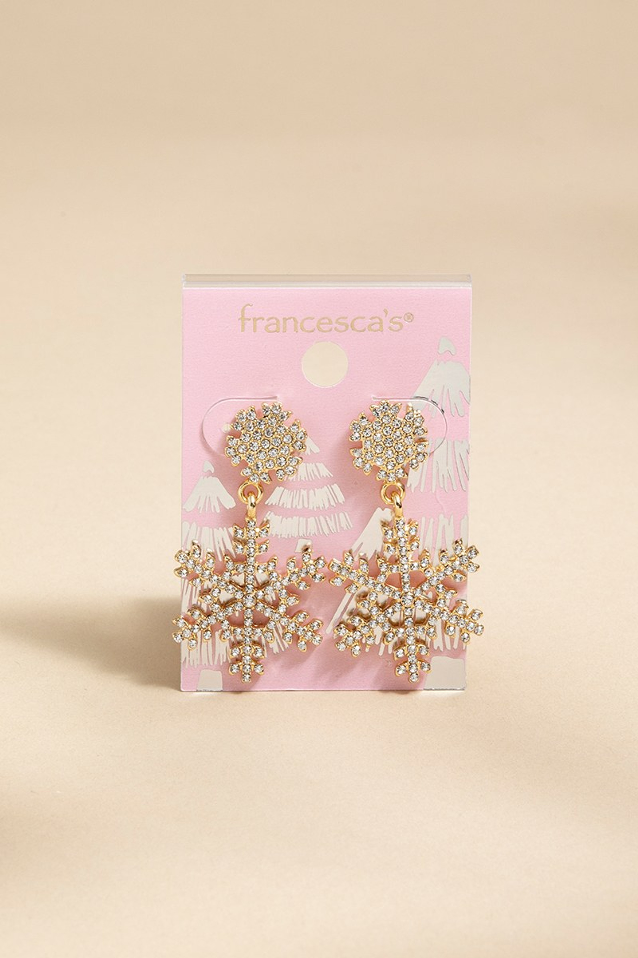 Snowflake Chandelier Earrings | Francesca's