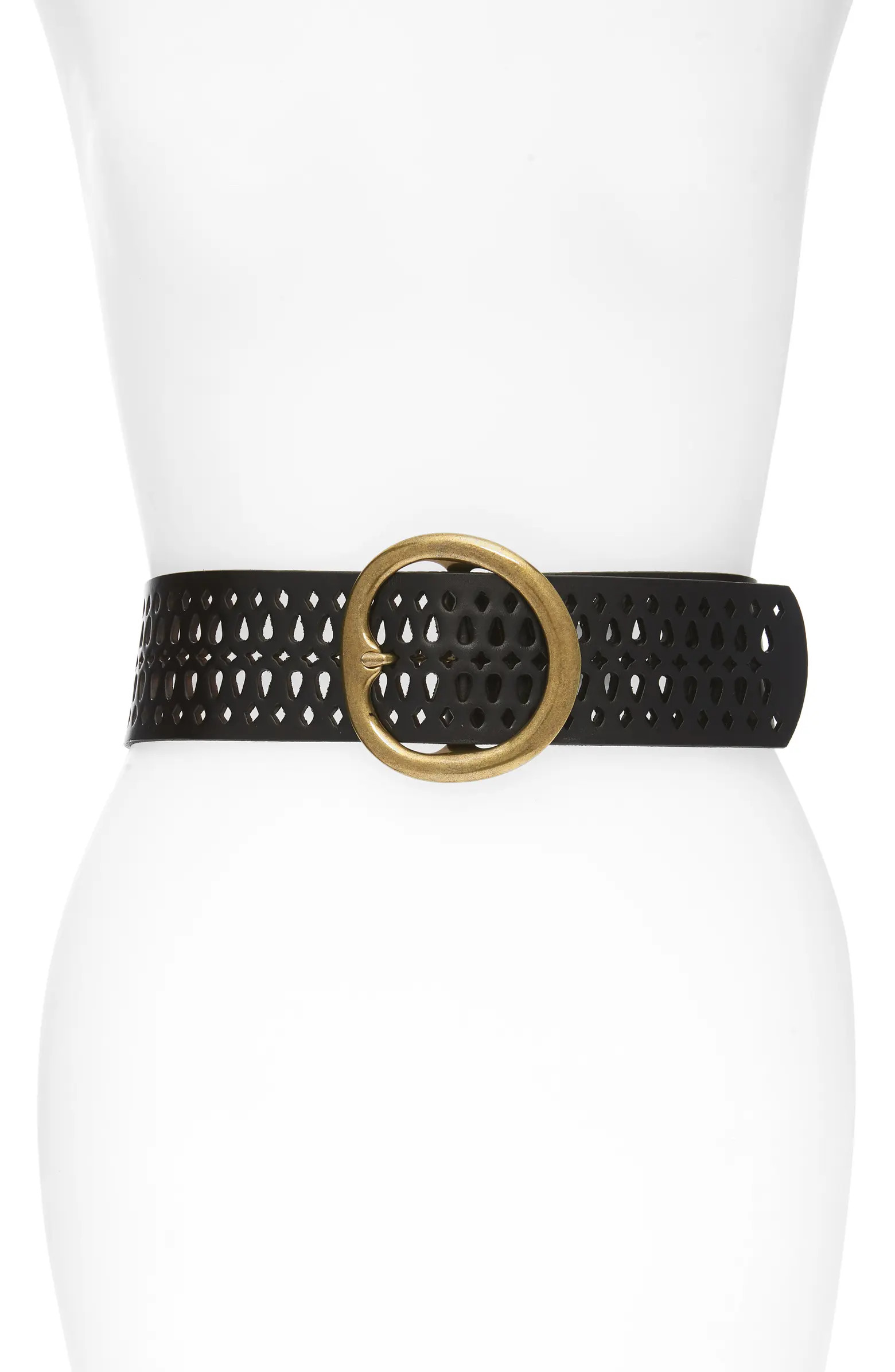 Cutout Leather Belt | Nordstrom