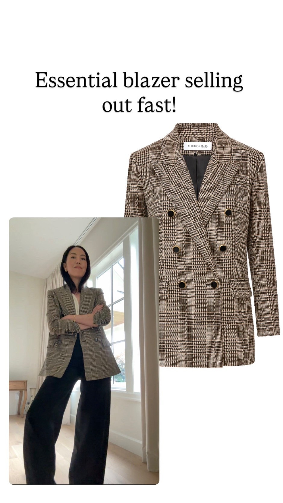 Wearing the Rhys Houndstooth Dickey Jacket by Veronica Beard. Selling out fast because this is the perfect jacket for any fall look.

I linked some more affordable options too!

#houndstoothblazer
#longblazer
#brownblazer
#fallblazer
#fallworkwear

#LTKootd #LTKHoliday #LTKSeasonal