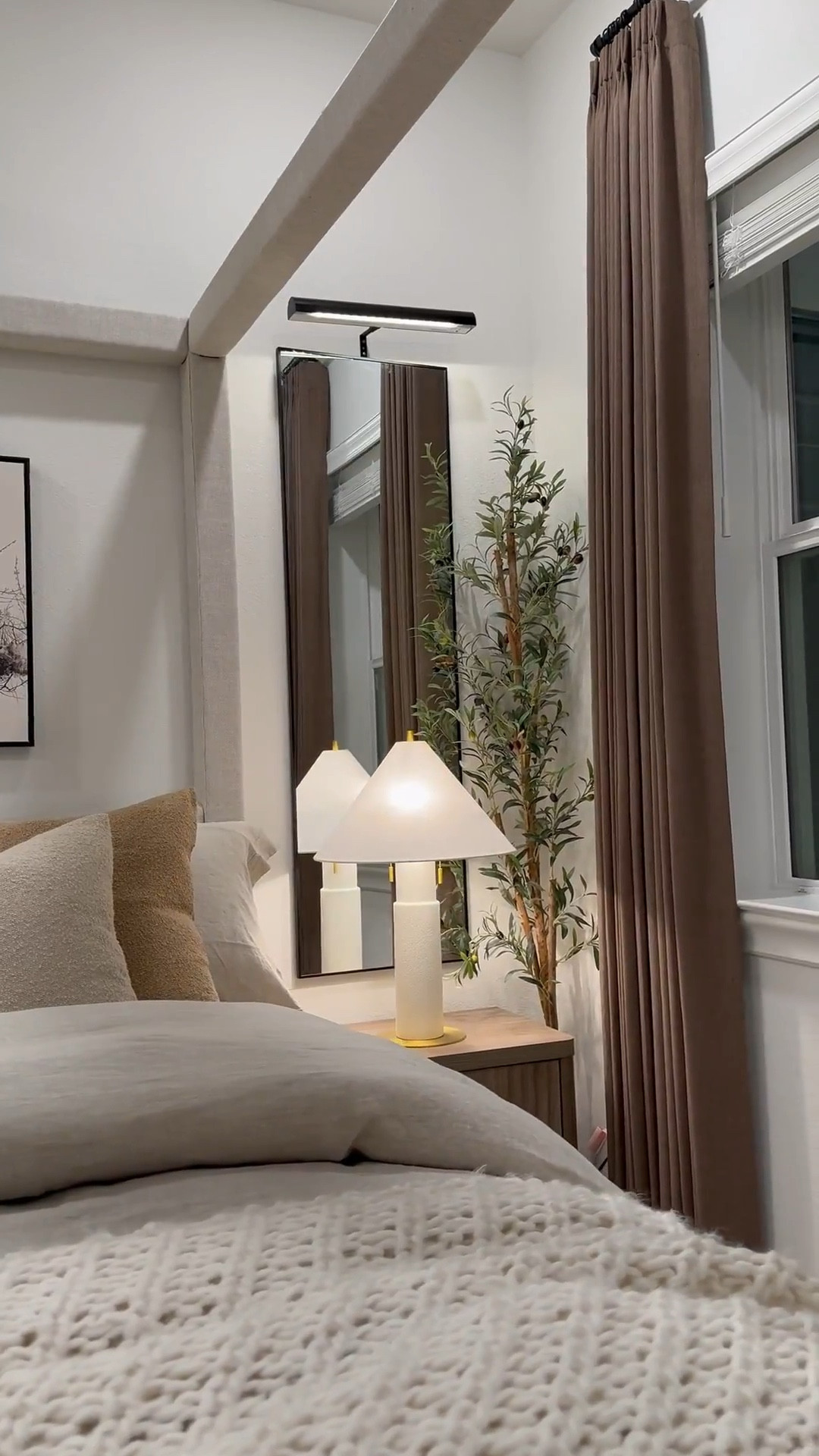 This is the ultimate way to add cozy ambient lighting to your bedroom—no hardwiring needed! 🛏️ These sleek picture lights are remote-controlled + battery-powered, making it super easy to turn them on/off right from your bed. 🎛️💡 Convenience meets style! 🥰 #BedroomGoals #EasyLighting

#LTKHome #LTKSaleAlert #LTKStyleTip