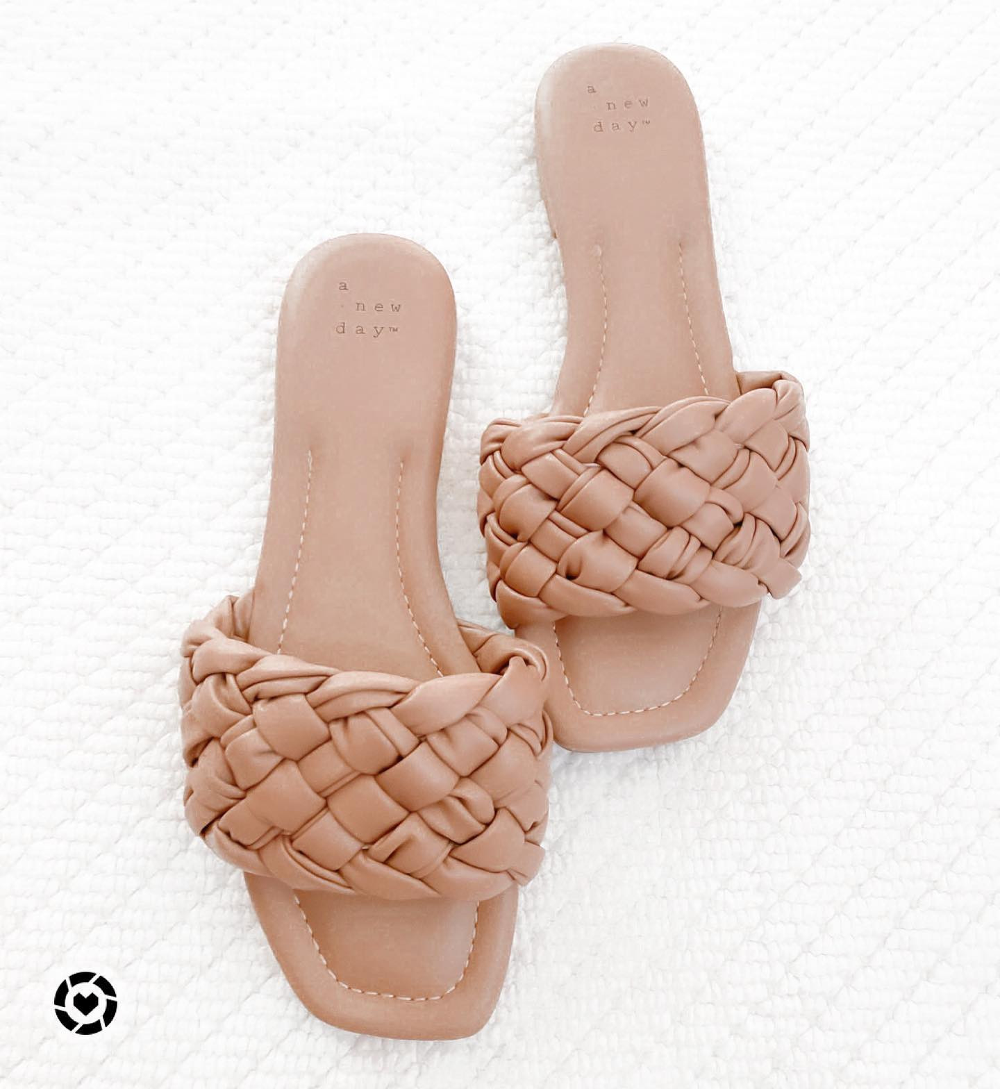 Women's Carissa Woven Slide Sandals - A New Day™ | Target