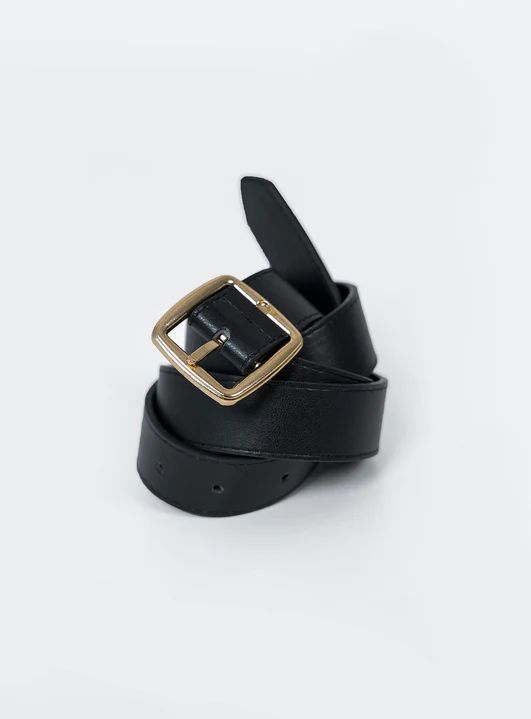 Chapman Belt Black / Gold Eco | Princess Polly US