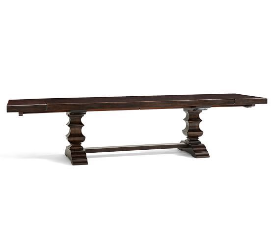 Banks Extending Dining Table, Gray Wash | Pottery Barn (US)
