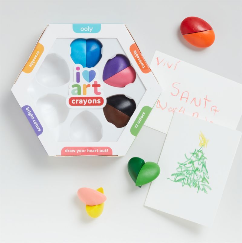 Ooly I Heart Art Crayons | Crate & Kids | Crate & Barrel