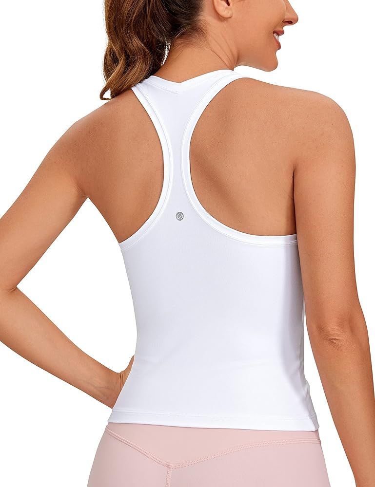 CRZ YOGA Butterluxe Racerback Workout Tank Tops for Women Sleeveless Gym Tops Athletic Yoga Shirt... | Amazon (US)