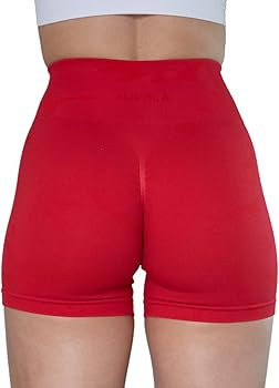 AUROLA CAMO Workout Shorts for Women Seamless Subtle Logo Scrunch Shorts | Amazon (US)