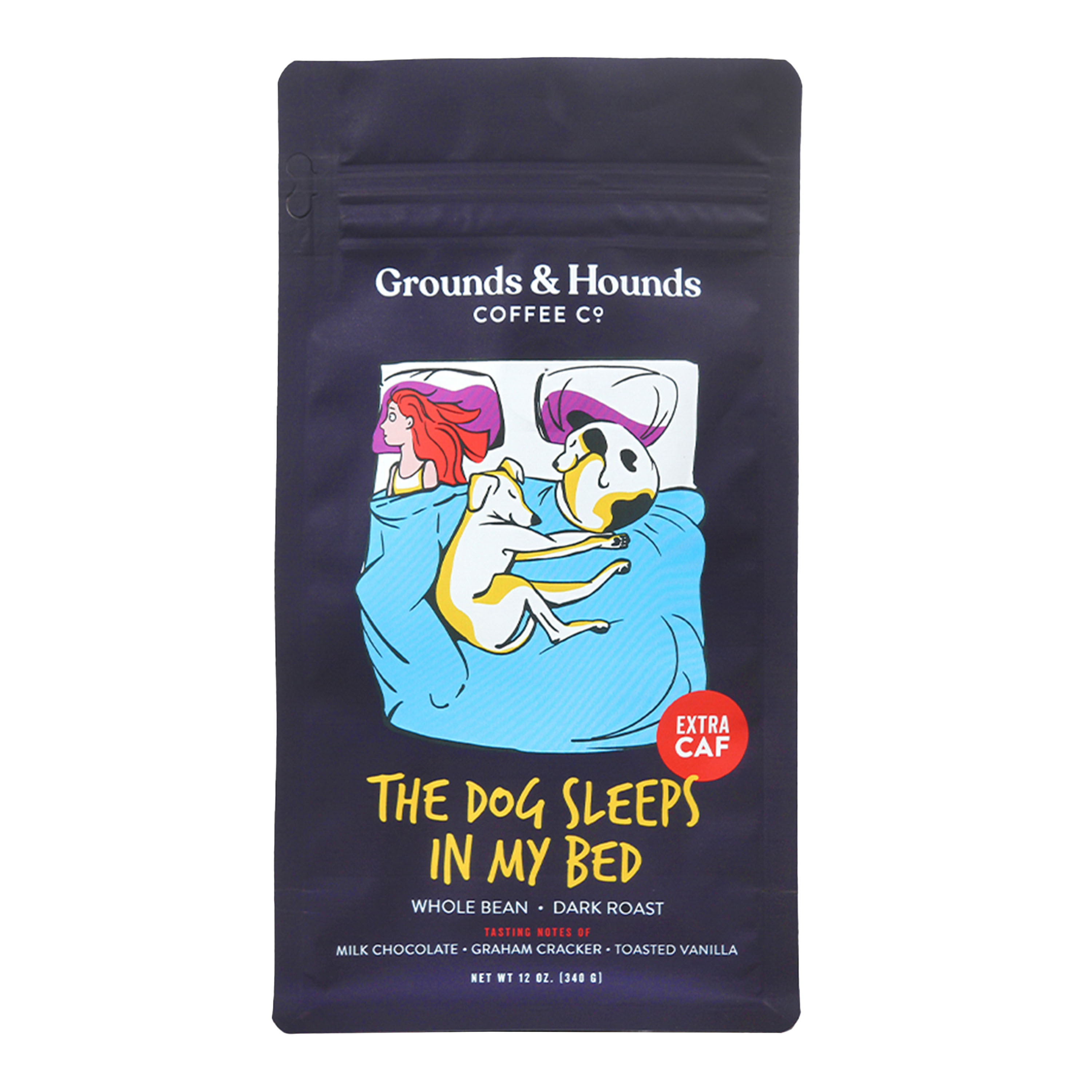Grounds & Hounds Dog Sleeps In My Bed Whole Bean Coffee 12 Oz. | World Market