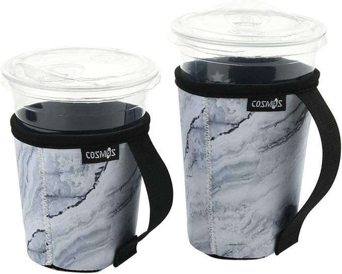 CM Reusable Coffee Cup Sleeve Iced Coffee Mug Sleeve Cover Neoprene Insulated Cold Beverage Sleev... | Amazon (US)