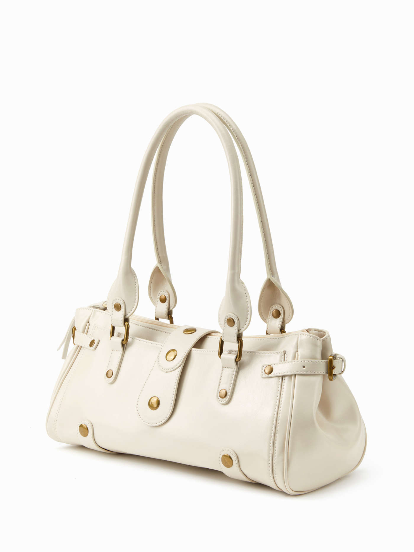 STUDDED BUCKLE SHOULDER BAG | Cider