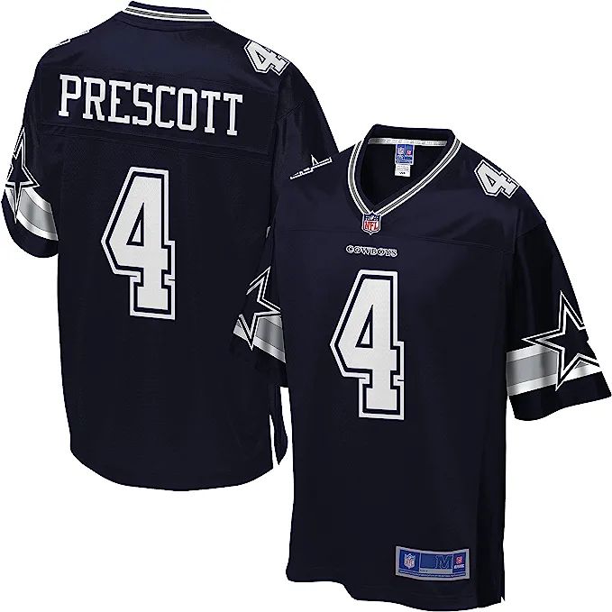 Youth Pro Line Dak Prescott Navy Dallas Cowboys Player Jersey | Amazon (US)