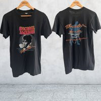 Rare Vintage 80's Michael Jackson 1984 Thriller Black T-Shirt Size Medium | Etsy (US)