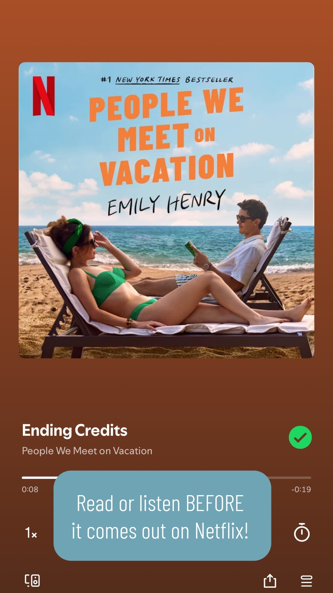 Very cute, rom com style. A bit predictable (in the best way🤍), but the flash backs keep the storytelling very engaging. I could not stop listening to ring or thinking about the characters. 

#LTKFindsUnder50 #LTKmomlife