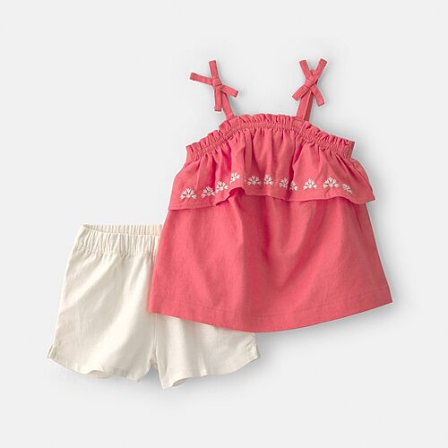 Carter's Baby Girls 2-pc. Short Set, 3 Months, Pink | JCPenney