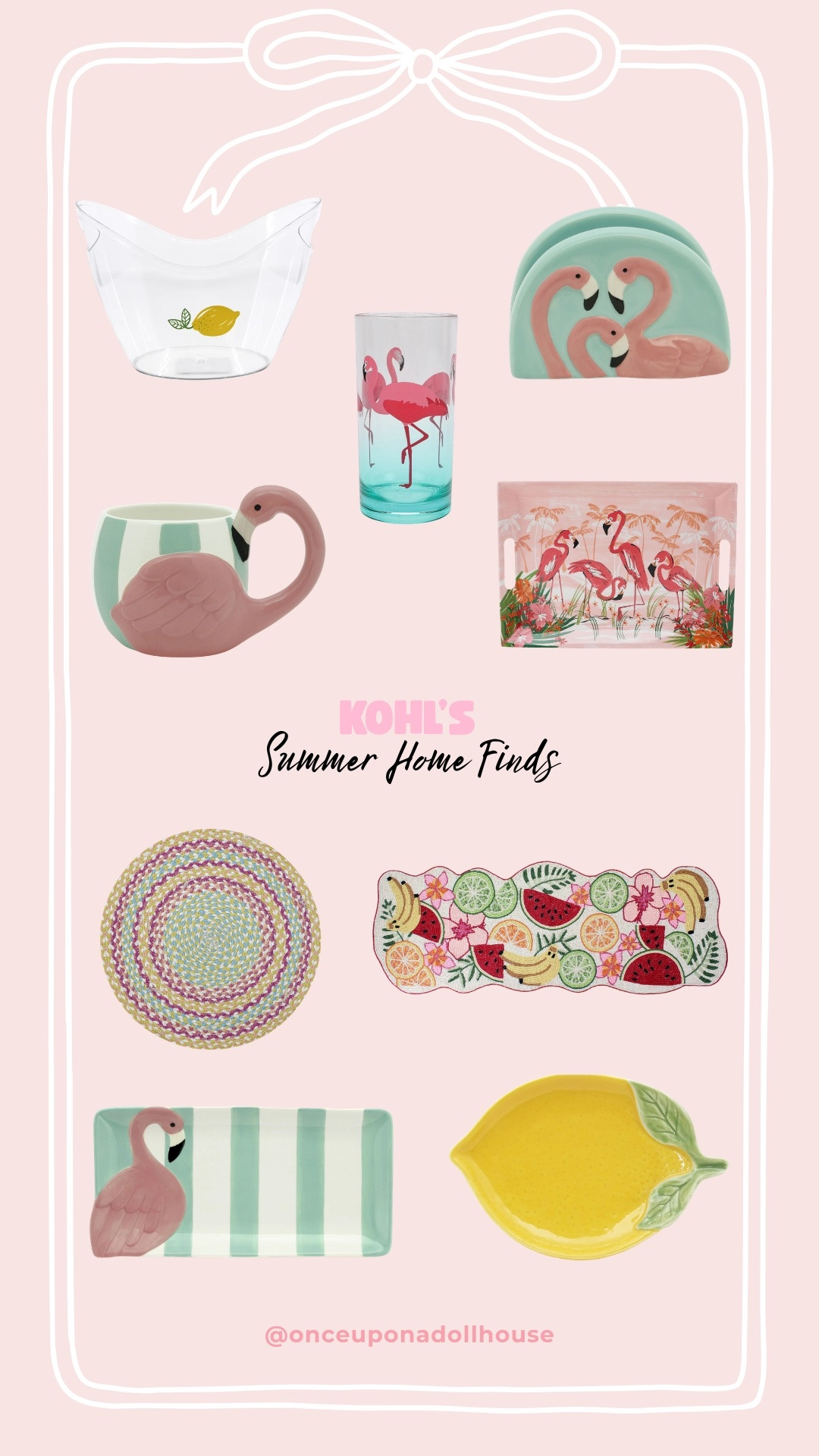 Kohl’s Summer Home Finds! 

Mug, placemat, tray, glass, bowl

#LTKsummer #LTKhome