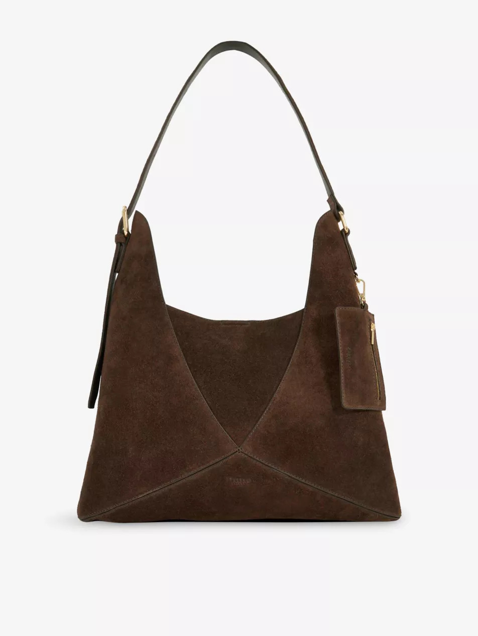 Dearest Suede Hobo Shoulder Bag | Selfridges
