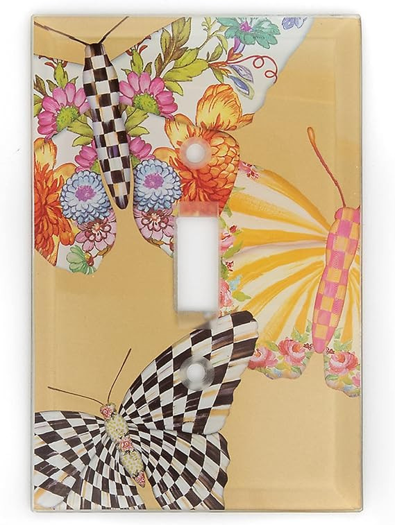 MACKENZIE-CHILDS Switch Plate, Decorative Light-Switch Cover for The Home, Butterfly | Amazon (US)