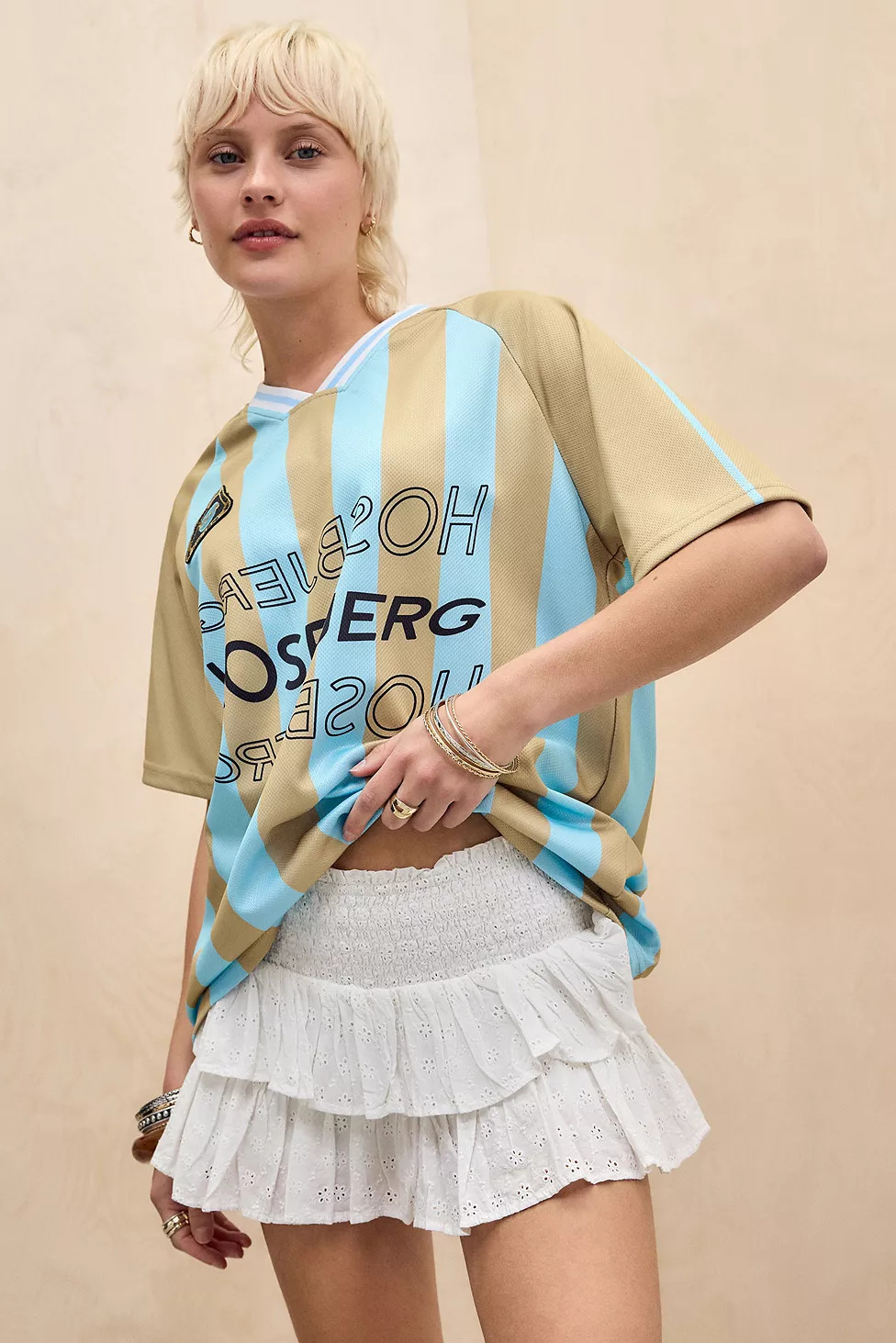 Kimchi Blue Monika Broderie Skort | Urban Outfitters UK