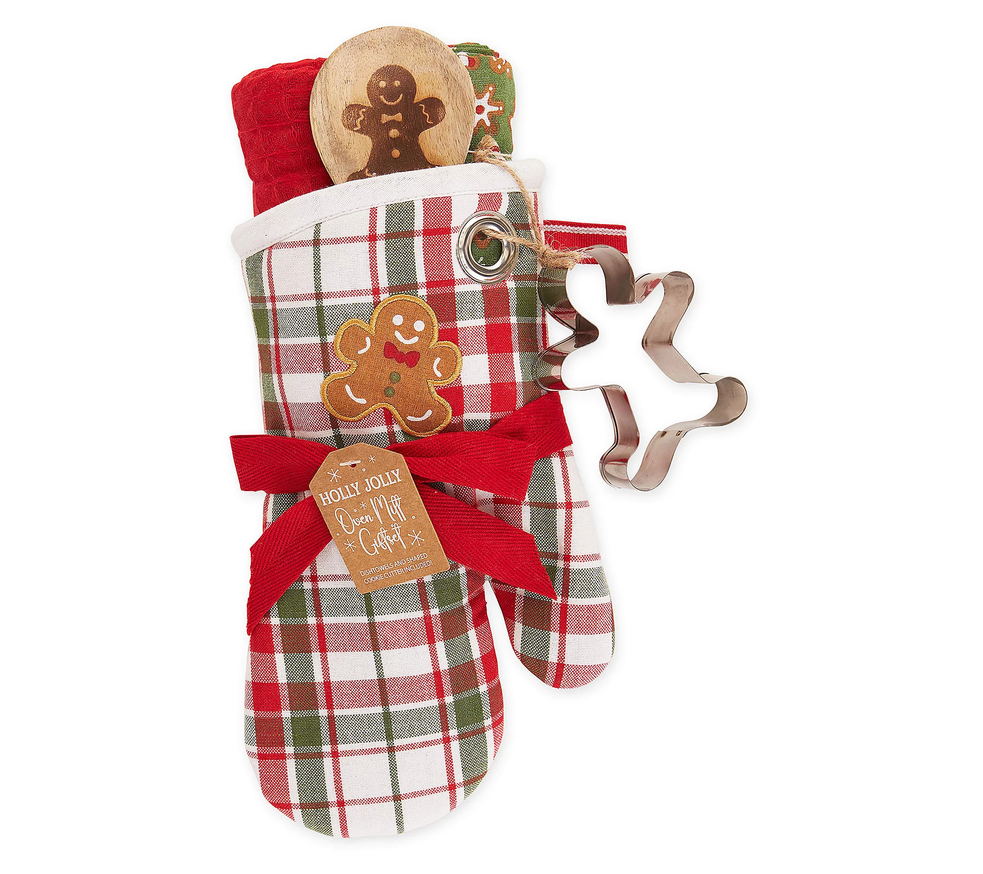 Design Imports Gingerbread Man Kitchen Gift Set | QVC