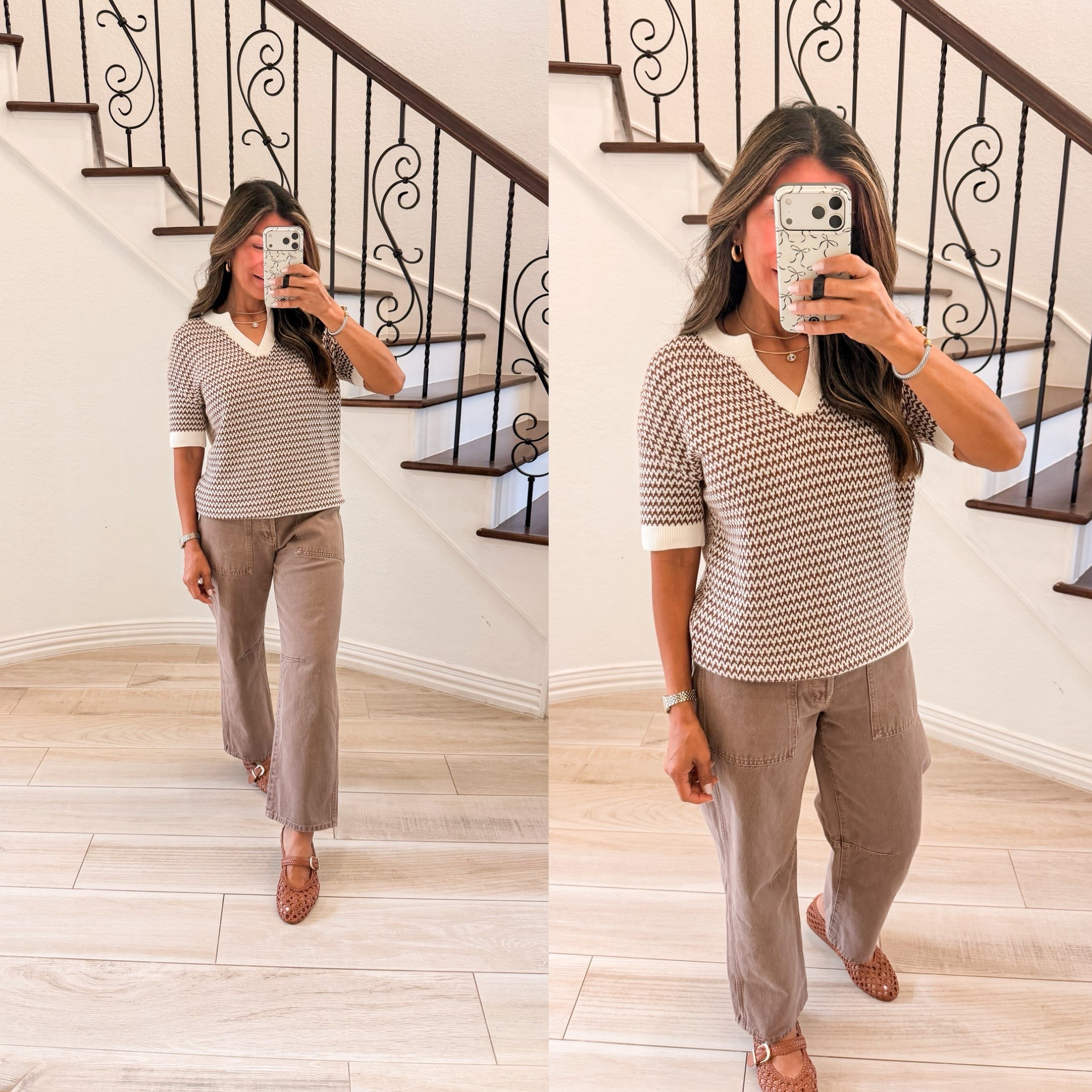 I’m 5’2” 118#ish for reference 
Top in size small tts.
Jeans I sized down to 25-runs big(Madewell).
Shoes tts
Accesories are linked.
Fall outfits, fall fashion, fall tops, workwear tops, Amazon finds, over 50 style, midlife fashion, petite fashion,midlife women, affordable fashion, fashion over40

#LTKOver40 #LTKPetite #LTKWorkwear