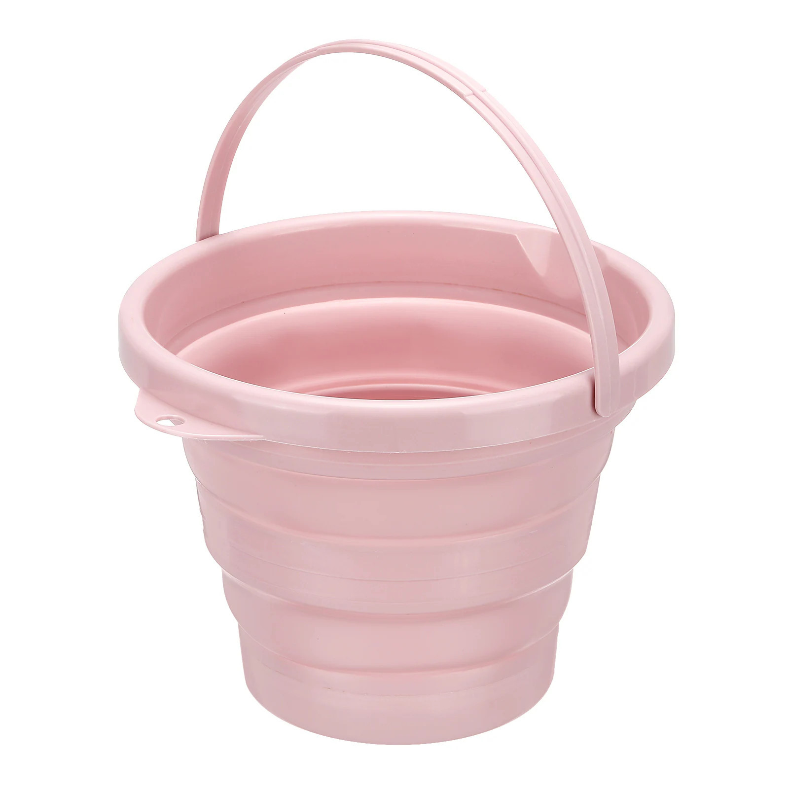 Unique Bargains Collapsible Bucket 5L/1.3Gallon Small Foldable Bucket Portable Plastic Round Tub for House Cleaning Car Washing Camping Fishing Light | Lowe's