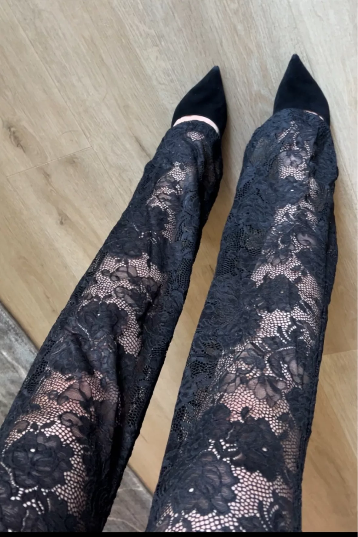 Only Hearts X Out From Under Bell Sheer Lace Pant