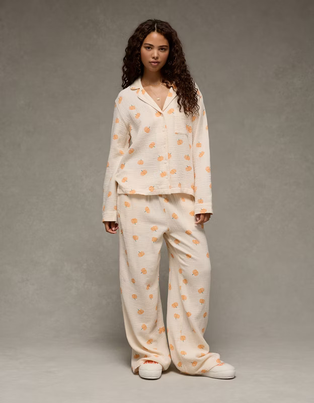 AE Halloween Cotton Gauze PJ Set | American Eagle Outfitters (US & CA)