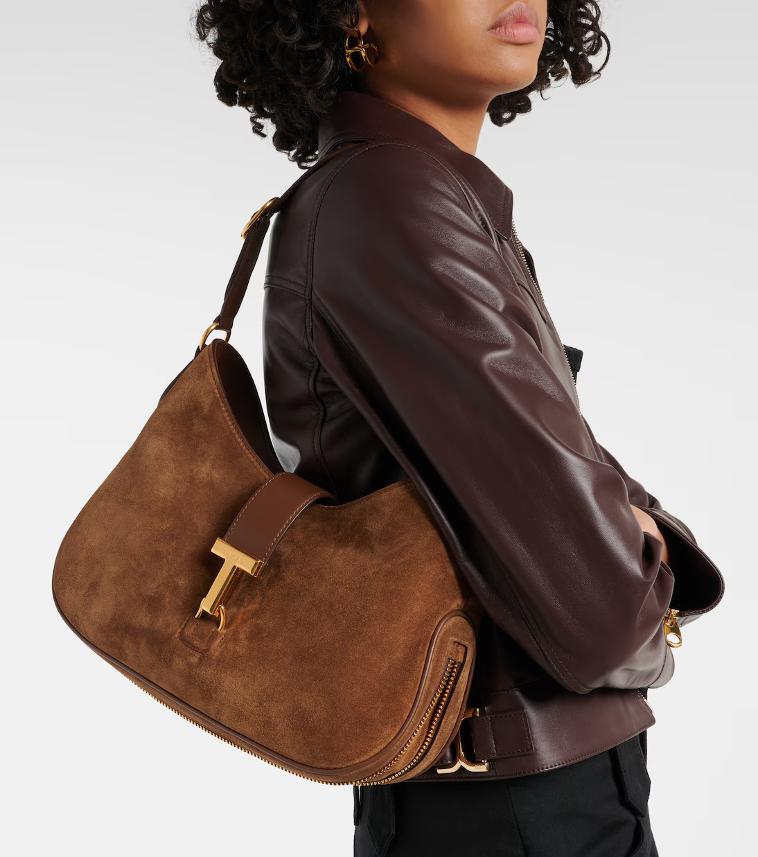 Bolso al hombro Tara de ante | Mytheresa (INTL)