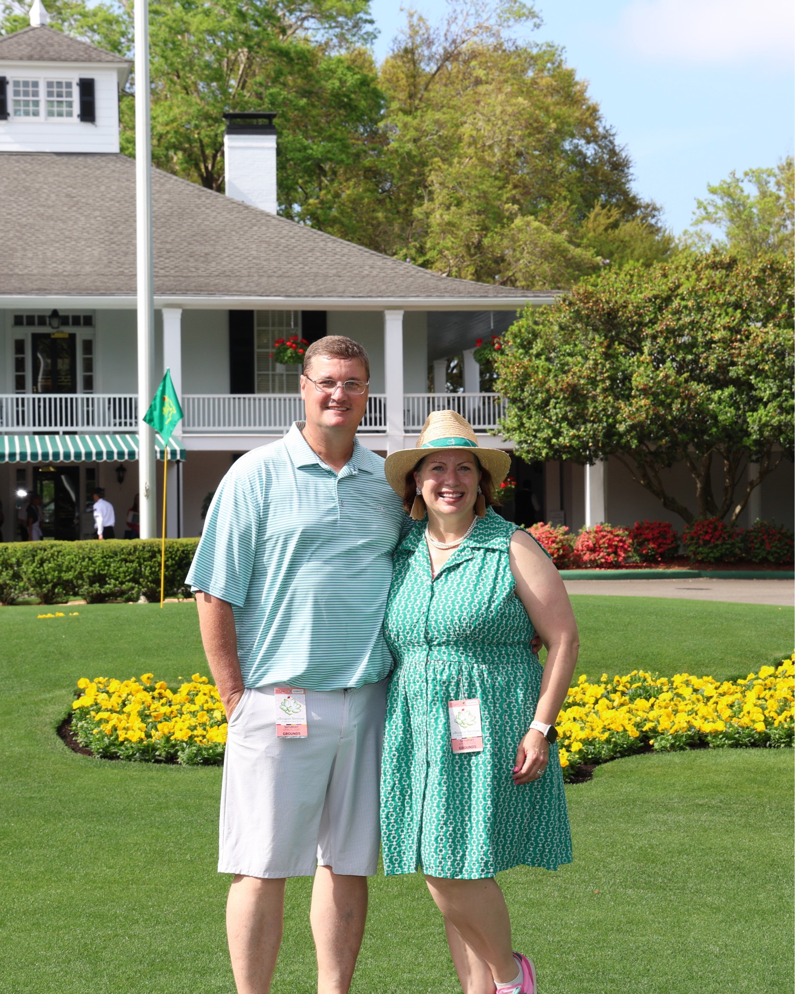 I loved seeing so many beautiful dresses and outfits today at the Augusta National Women’s Amateur tournament !!!! ⛳️🏌️‍♀️

It was such a beautiful day. My shoes were comfortable after walking over 14,000 steps! 👟

I even met someone who had on this exact dress! I needed it in two days so mine is from Amazon😳🥰 I sized up to an XXL and it was perfect. 

#LTKOver40 #LTKSeasonal #LTKShoeCrush