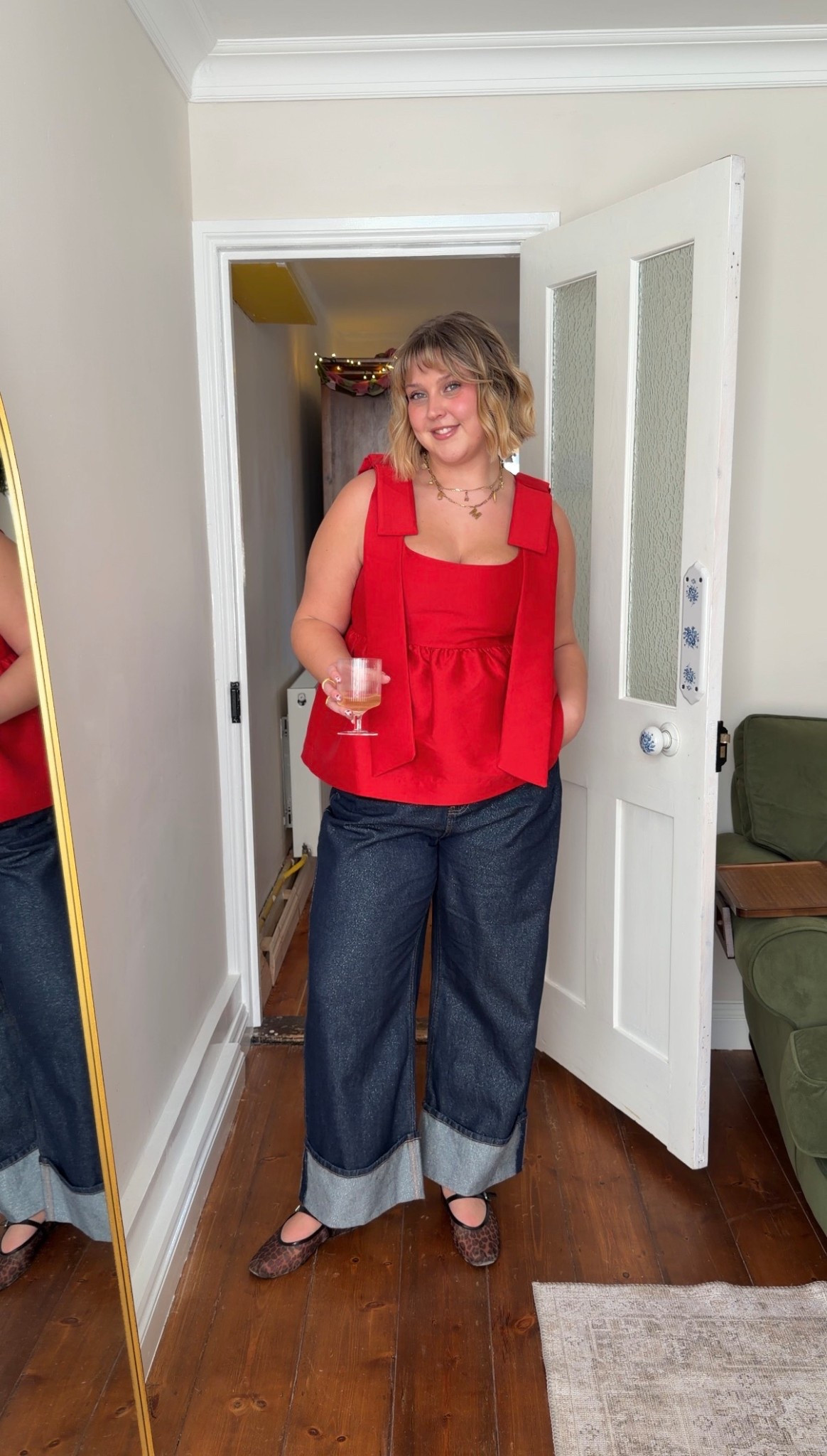 Festive outfit idea.

#LTKfestive #LTKmidsize #LTKwinter