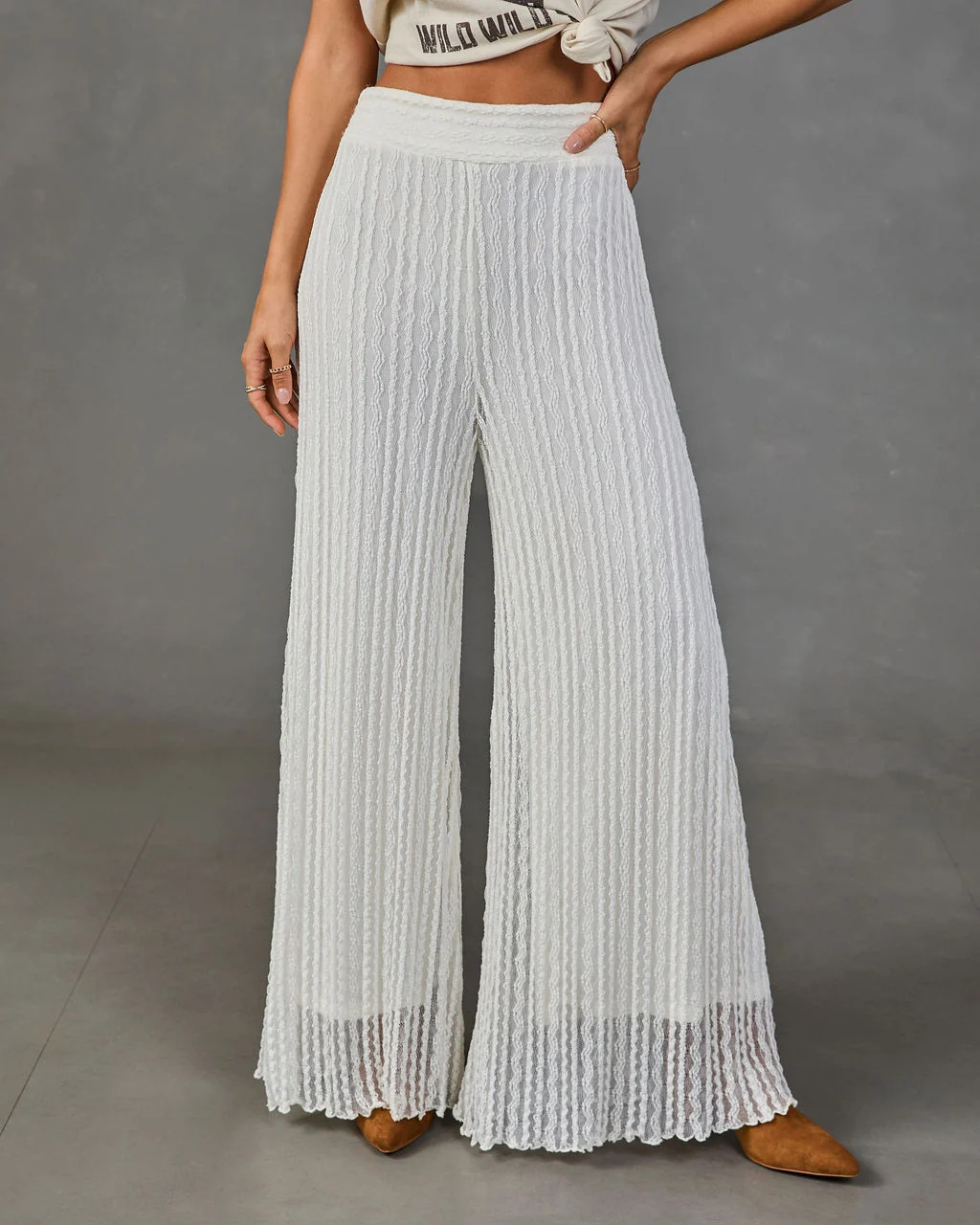 Mariah Lace Wide Leg Pants | VICI