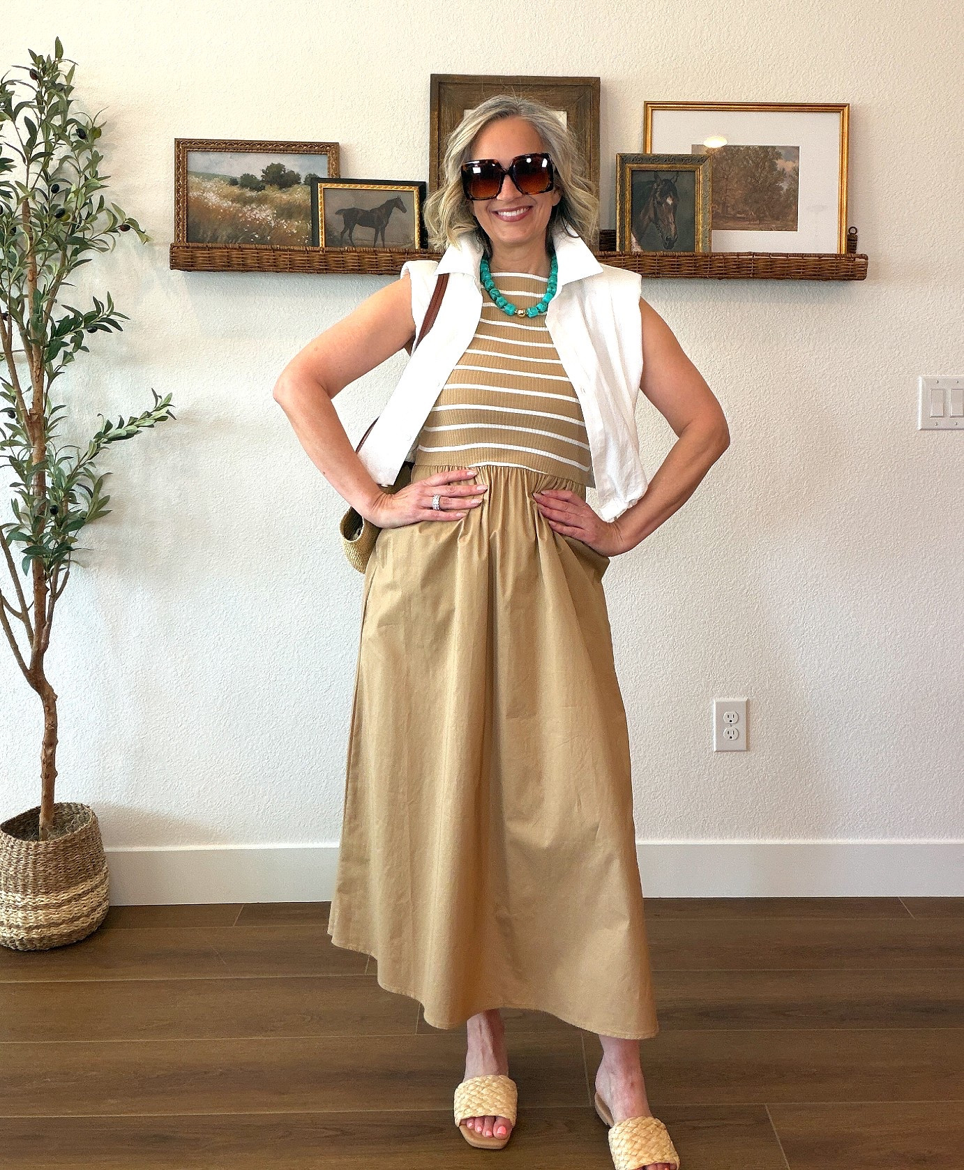 Summer style for midlife

Midi dress, chunky necklace, statement necklace, over 40, over 50 style, gap factory, Amazon, midlife style

#LTKootd #LTKOver40 #LTKSaleAlert