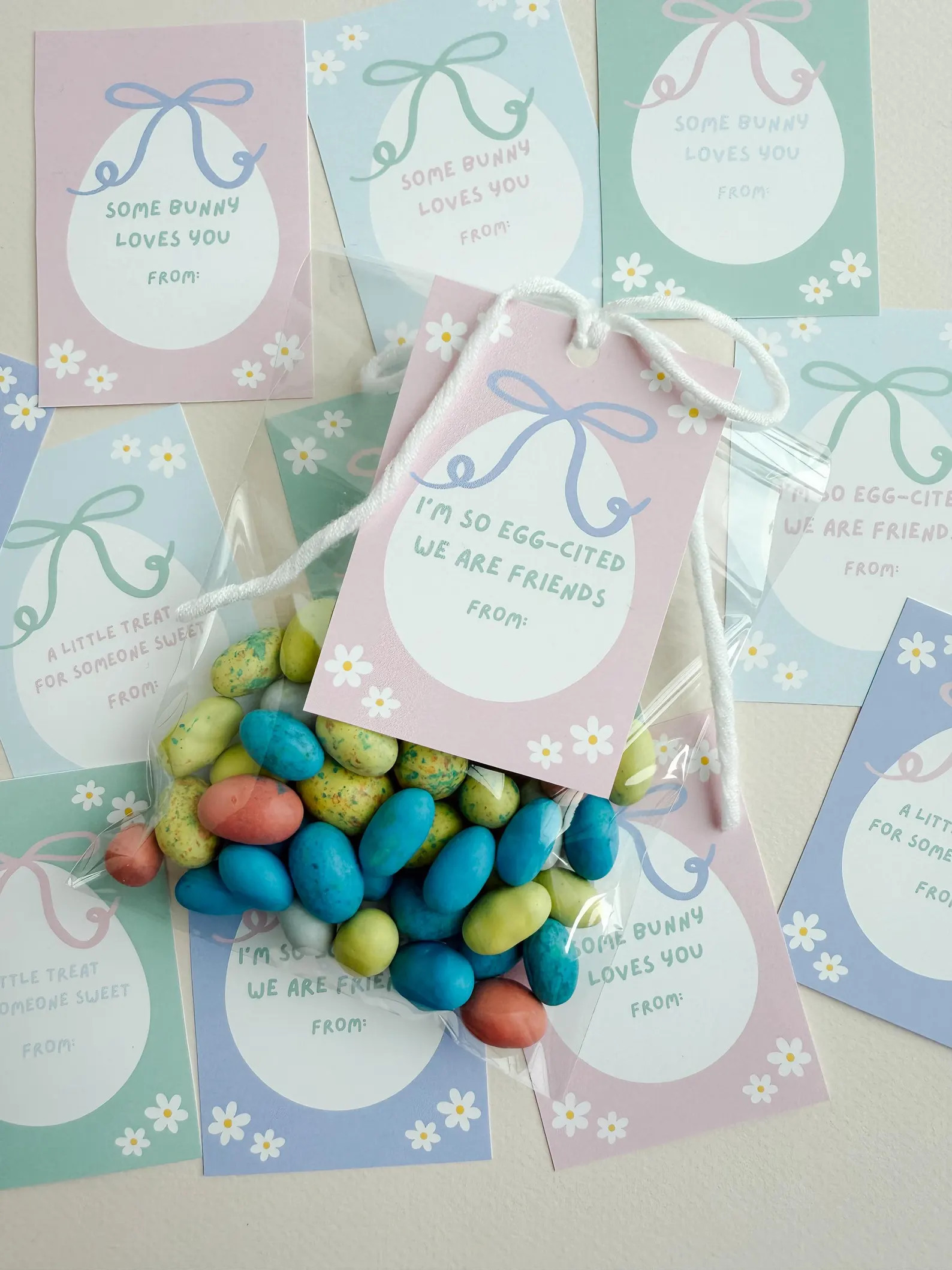 Printable Easter Treat Tags – Easter Candy Tag, Easter Classroom Gift, Some Bunny Loves You, Ea... | Etsy (US)