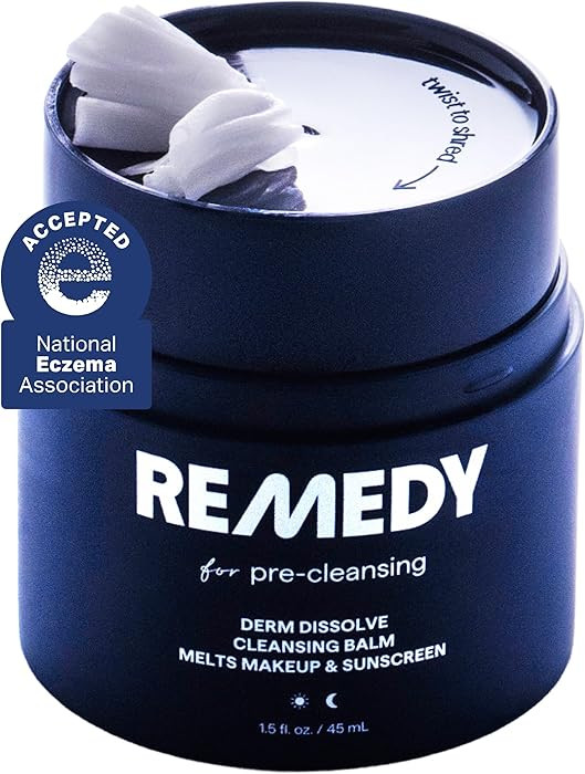 Remedy for Pre-Cleansing | Derm Dissolve Cleansing Balm | Melts Makeup and Sunscreen | Ceramides ... | Amazon (US)