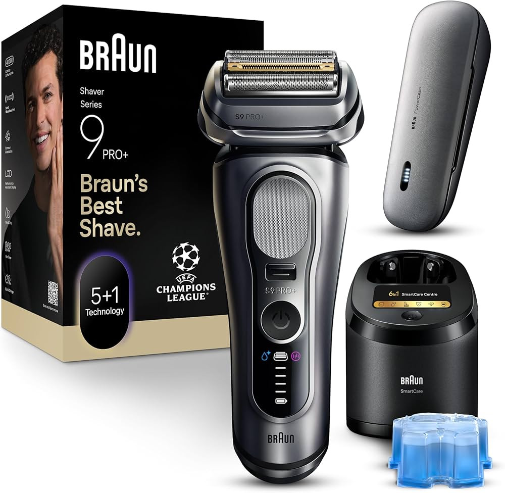 Braun Series 9 PRO+ Rasierer Herren Elektrisch, 5+1 Ultradünne Klingen, Rasierapparat mit 60 Min... | Amazon (DE)