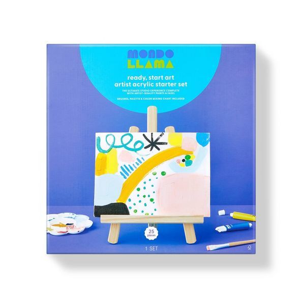 25pc Artist Acrylic Starter Set - Mondo Llama™ | Target