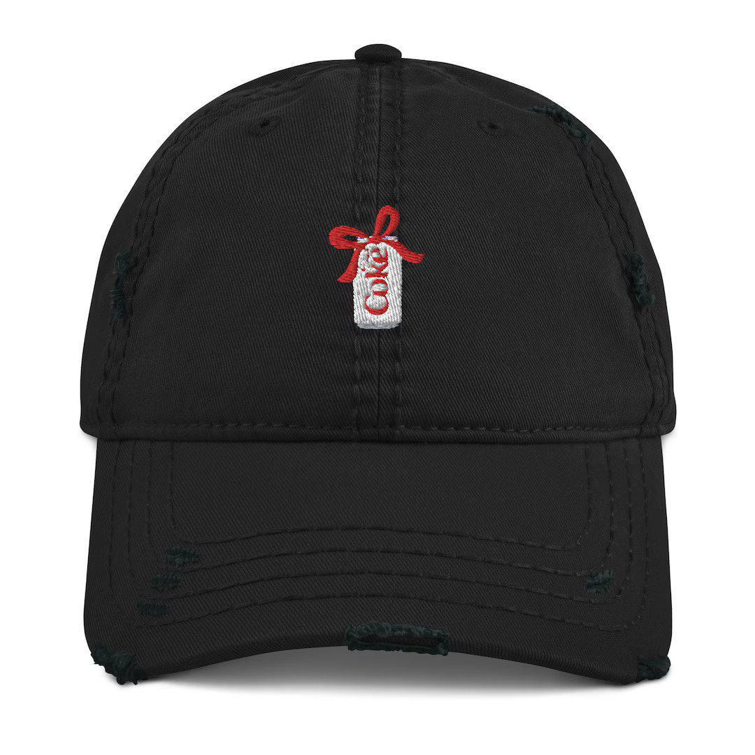 Diet Coke Love Affair Distressed Hat - Trending - Bestseller - Viral - One of a Kind - Embroidere... | Etsy (US)