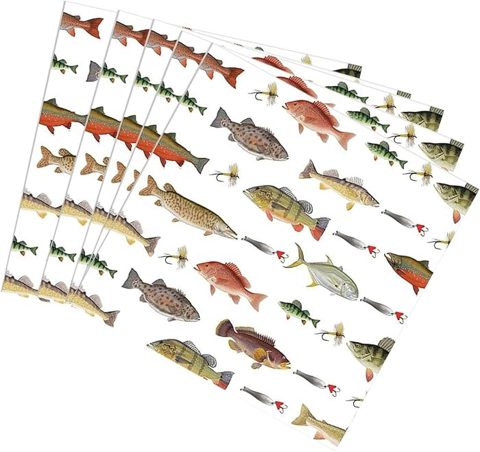 Gone Fishing Birthday Party Decorations 40Pcs Fish Napkins Disposable gone fishing party napkins ... | Amazon (US)