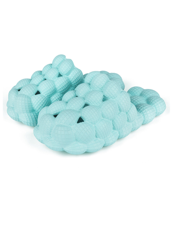 Massage Bubble Slides Slippers for Women Men, Funny Lychee Spa Slippers, Home Shower Trendy Ball ... | SHEIN
