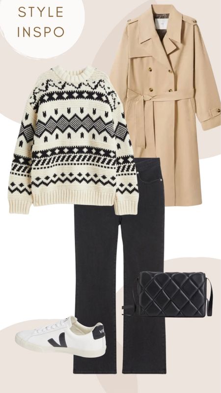Trench coat, Madewell denim, H&M sweater 

#LTKSeasonal #LTKFind #LTKstyletip