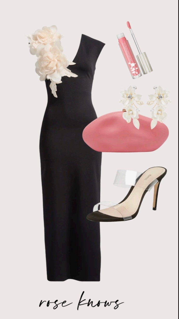 Pretty black tie optional dress 

#LTKWedding #LTKOver40 #LTKBeauty