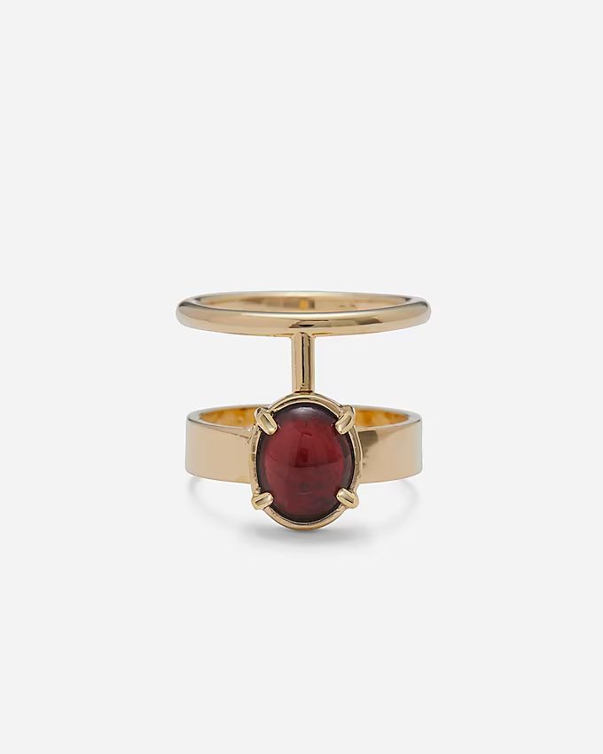 Lady Grey garnet division ring | J.Crew US