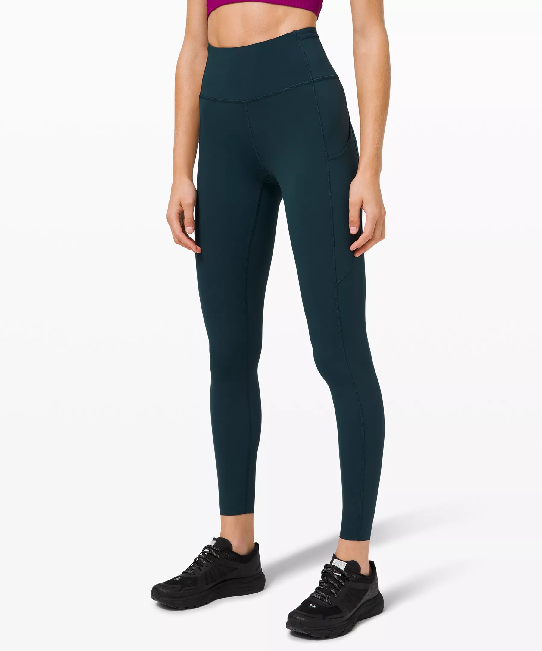 Fast and Free High-Rise Tight 28" Non-Reflective Brushed Nulux | Lululemon (US)