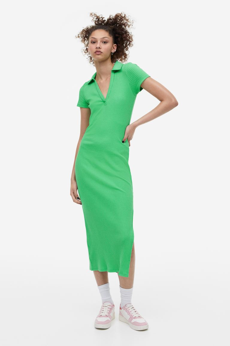 Bodycon Dress with Collar | H&M (US + CA)
